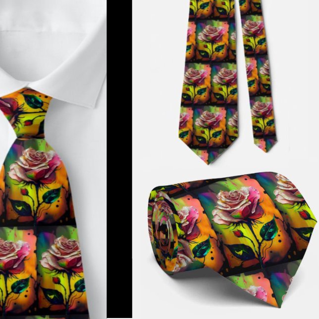 Gentleman's Tie | Wedding & Event Floral Necktie (Creator Uploaded)