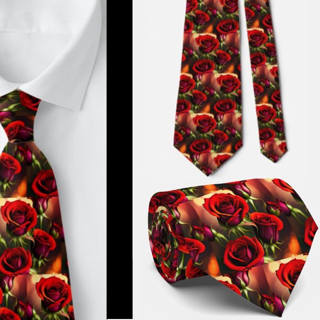 Gentleman's Tie | Wedding & Event Floral Necktie (Creator Uploaded)
