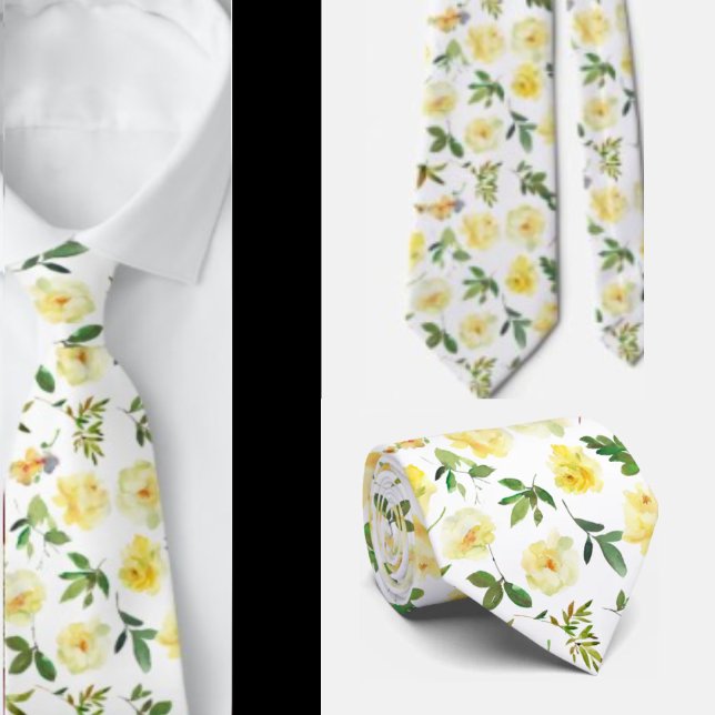 Gentleman's Tie | Wedding & Event Floral Necktie (Creator Uploaded)