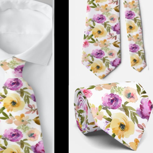 Gentleman's Tie | Wedding & Event Floral Necktie (Creator Uploaded)