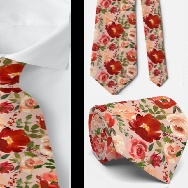 Gentleman's Tie | Wedding & Event Floral Necktie (Creator Uploaded)