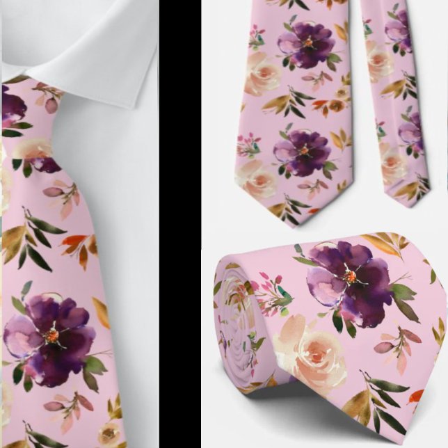 Gentleman's Tie | Wedding & Event Floral Necktie (Creator Uploaded)