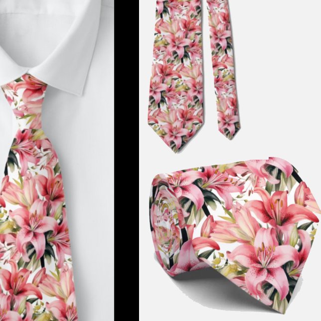 Gentleman's Tie | Wedding & Event Floral Necktie (Creator Uploaded)