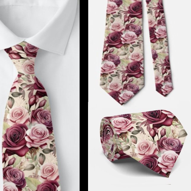 Gentleman's Tie | Wedding & Event Floral Necktie (Creator Uploaded)