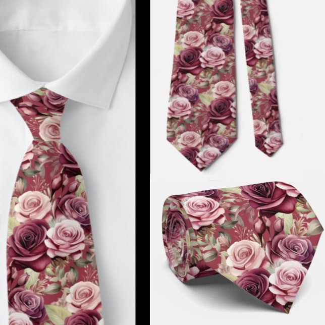 Gentleman's Tie | Wedding & Event Floral Necktie (Creator Uploaded)
