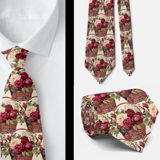 Gentleman's Tie | Wedding & Event Floral Necktie (Creator Uploaded)