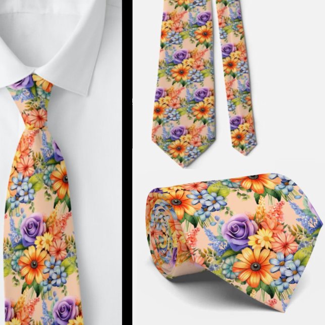 Gentleman's Tie | Wedding & Event Floral Necktie (Creator Uploaded)