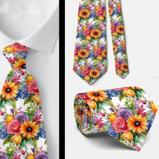Gentleman's Tie | Wedding & Event Floral Necktie (Creator Uploaded)