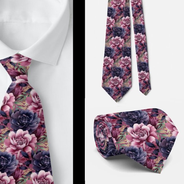Gentleman's Tie | Wedding & Event Floral Necktie (Creator Uploaded)