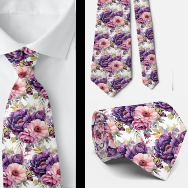 Gentleman's Tie | Wedding & Event Floral Necktie (Creator Uploaded)