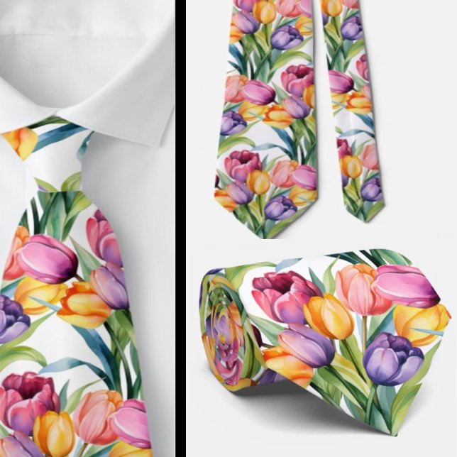 Gentleman's Tie | Wedding & Event Floral Necktie (Creator Uploaded)