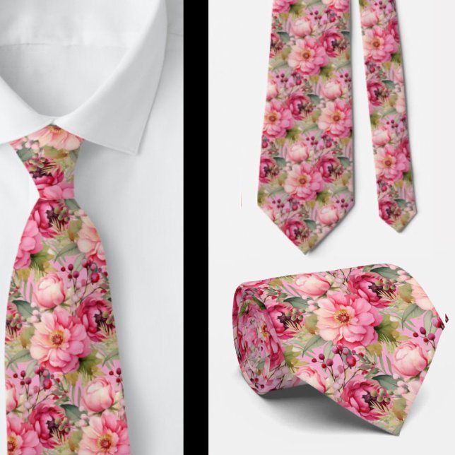 Gentleman's Tie | Wedding & Event Floral Necktie (Creator Uploaded)