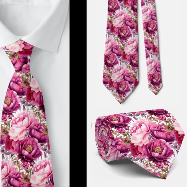 Gentleman's Tie | Wedding & Event Floral Necktie (Creator Uploaded)