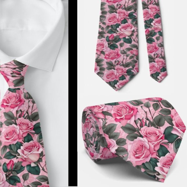 Gentleman's Tie | Wedding & Event Floral Necktie (Creator Uploaded)