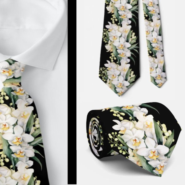 Gentleman's Tie | Wedding & Event Floral Necktie (Creator Uploaded)
