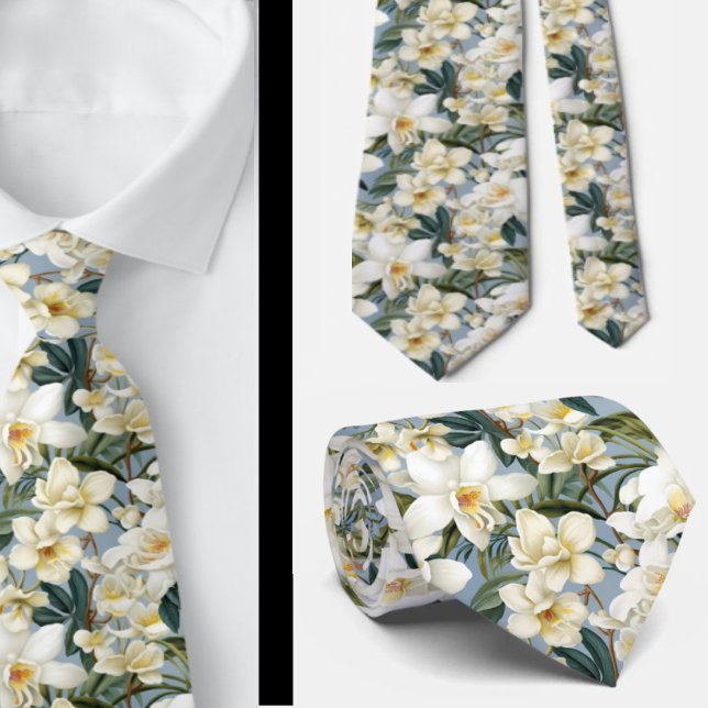 Gentleman's Tie | Wedding & Event Floral Necktie (Creator Uploaded)