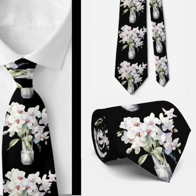 Gentleman's Tie | Wedding & Event Floral Necktie (Creator Uploaded)