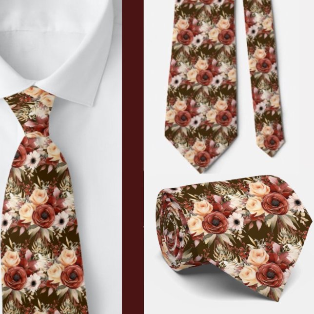 Gentleman's Tie | Wedding & Event Floral Necktie (Creator Uploaded)