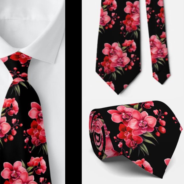 Gentleman's Tie | Wedding & Event Floral Necktie (Creator Uploaded)