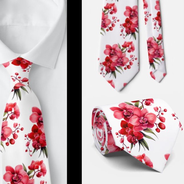 Gentleman's Tie | Wedding & Event Floral Necktie (Creator Uploaded)