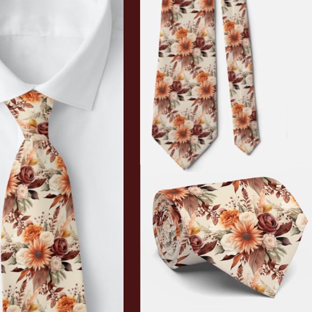 Gentleman's Tie | Wedding & Event Floral Necktie (Creator Uploaded)