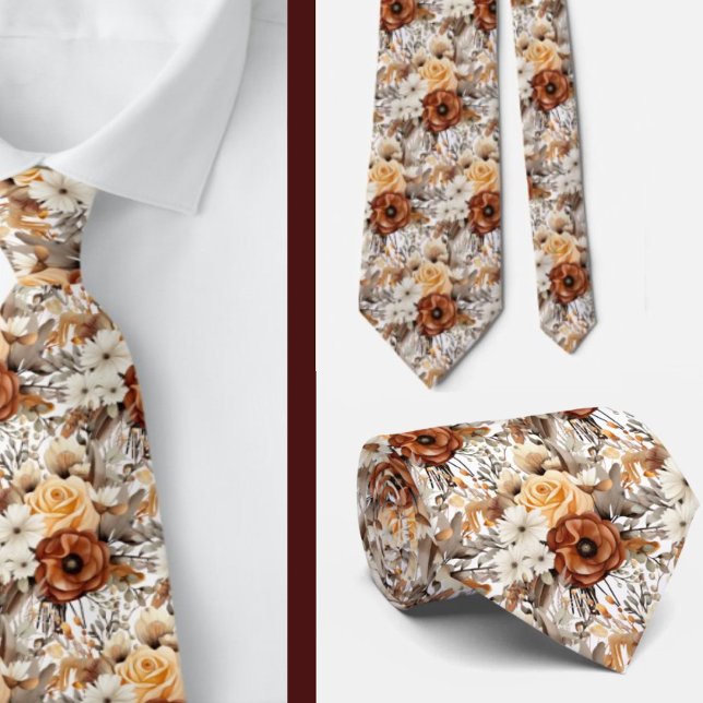 Gentleman's Tie | Wedding & Event Floral Necktie (Creator Uploaded)
