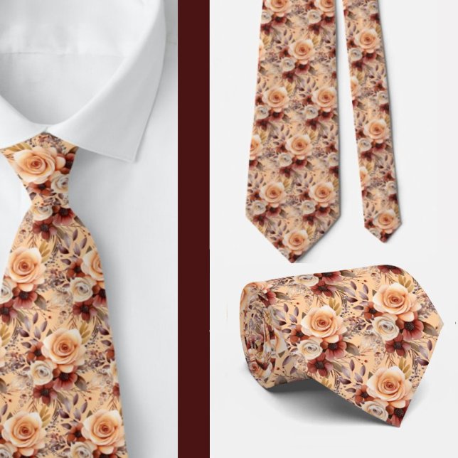 Gentleman's Tie | Wedding & Event Floral Necktie (Creator Uploaded)