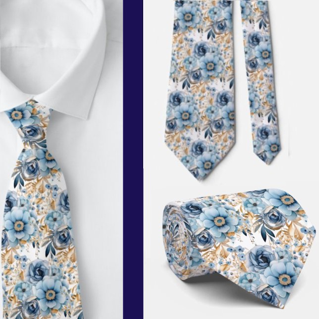 Gentleman's Tie | Wedding & Event Floral Necktie (Creator Uploaded)