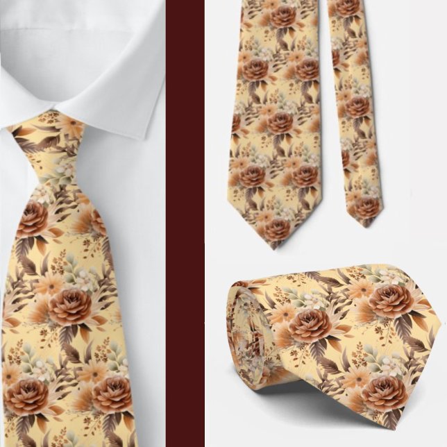 Gentleman's Tie | Wedding & Event Floral Necktie (Creator Uploaded)