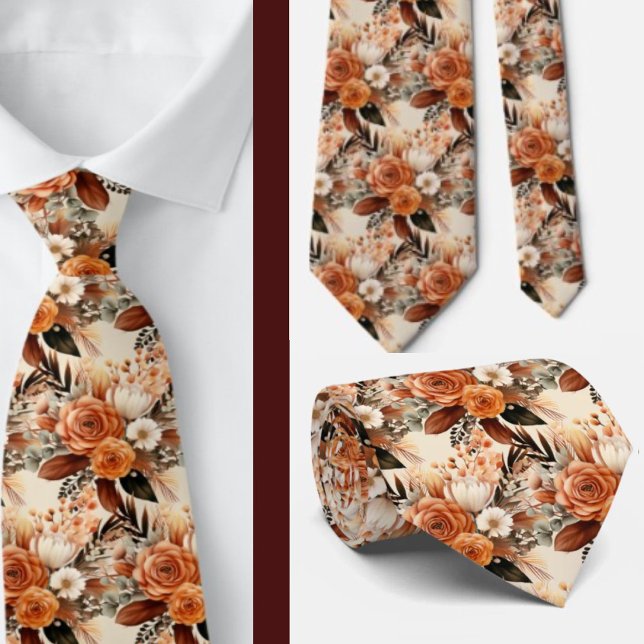 Gentleman's Tie | Wedding & Event Floral Necktie (Creator Uploaded)