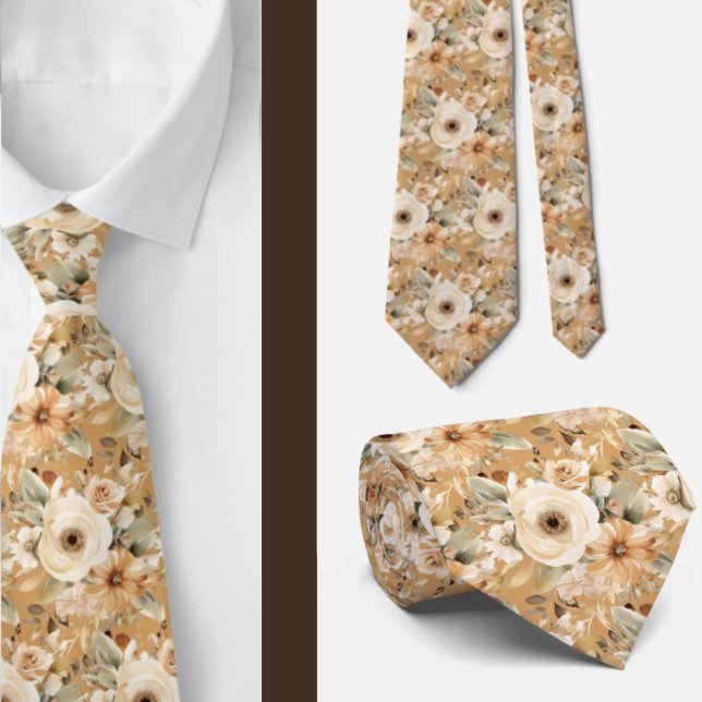 Gentleman's Tie | Wedding & Event Floral Necktie (Creator Uploaded)