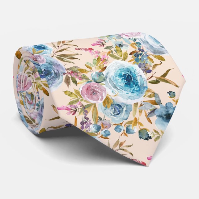 Gentleman's Tie | Wedding & Event Floral Necktie (Rolled)