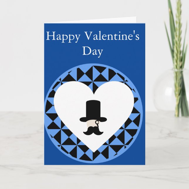 Gentleman's Valentine's Day Card (Front)