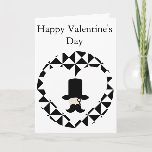 Gentleman's Valentine's Day Card (Front)