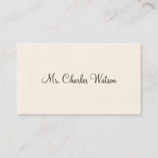 Gentleman's Victorian Calling Cards
