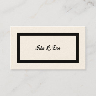 Gentleman's Victorian Calling Cards