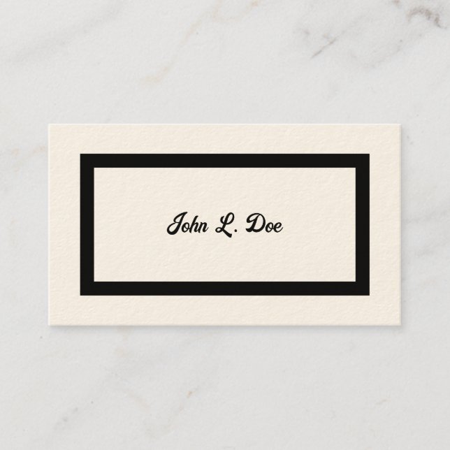 Gentleman's Victorian Calling Cards (Front)