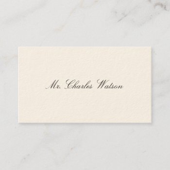 Gentleman's Victorian Calling Cards by InkWorks at Zazzle