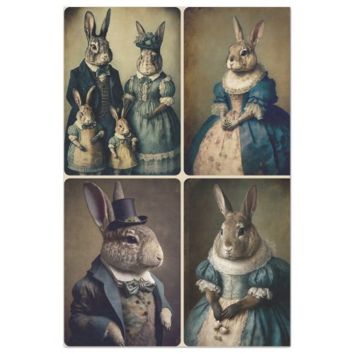 Gentlemen and Ladies Rabbit  Tissue Paper