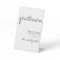 Gentlemen Modern Wedding Bathroom Basket Sign