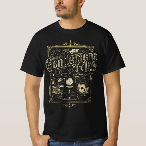 Gentlemens Club Retro T_Shirt