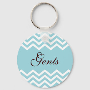 Gentlemens restroom or toilet keychain