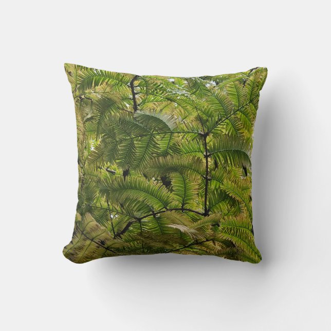 Gentleness defeats strength throw pillow (Front)