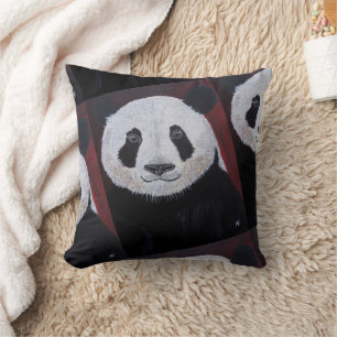 Gentlest of Giants Painting by Alfred Fox Throw Pillow