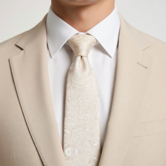 Gently Mild Beige Neck Tie (Creator Uploaded)