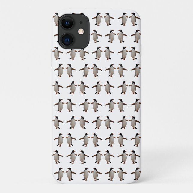 Gentoo Frenzy iPhone 11 Case (choose colour) (Back)
