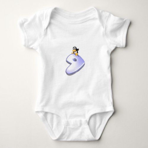 Gentoo Linux Baby Bodysuit