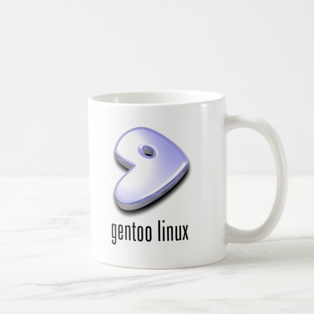 gentoo Linux Logo Coffee Mug (Right)