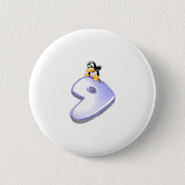 Gentoo Linux Pinback Button (Front)
