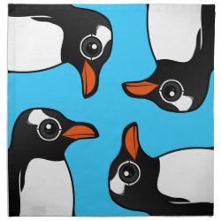 Cute Gentoo Penguin Cloth Napkins (set of 4) dinner 20